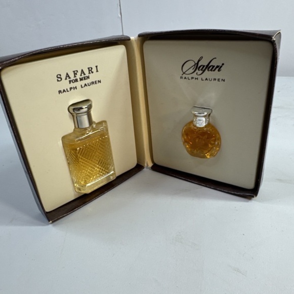 SAFARI BY RALPH LAUREN 11ML EDT SPLASH & 4ML MINI EDP SPALSH (NEW WITH BOX)